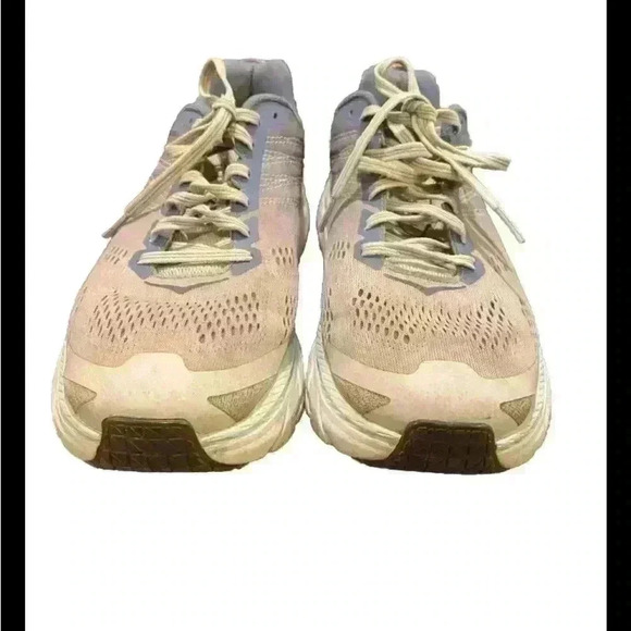 Hoka One One Womens Clifton 6 1102873 PAMB Blue Gray Running Shoes Size 9.5 - Picture 1 of 6